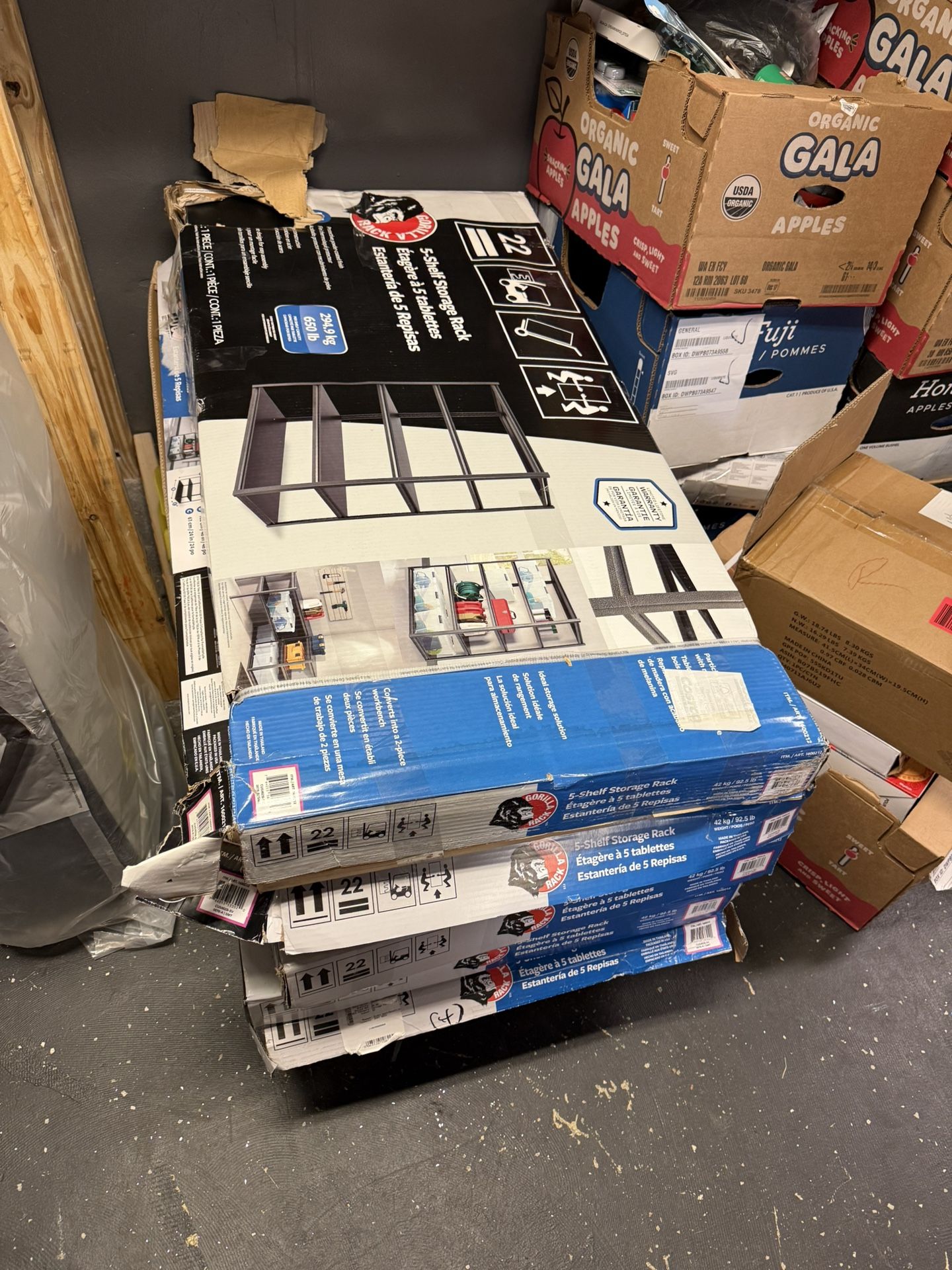 5 Shelf storage rack