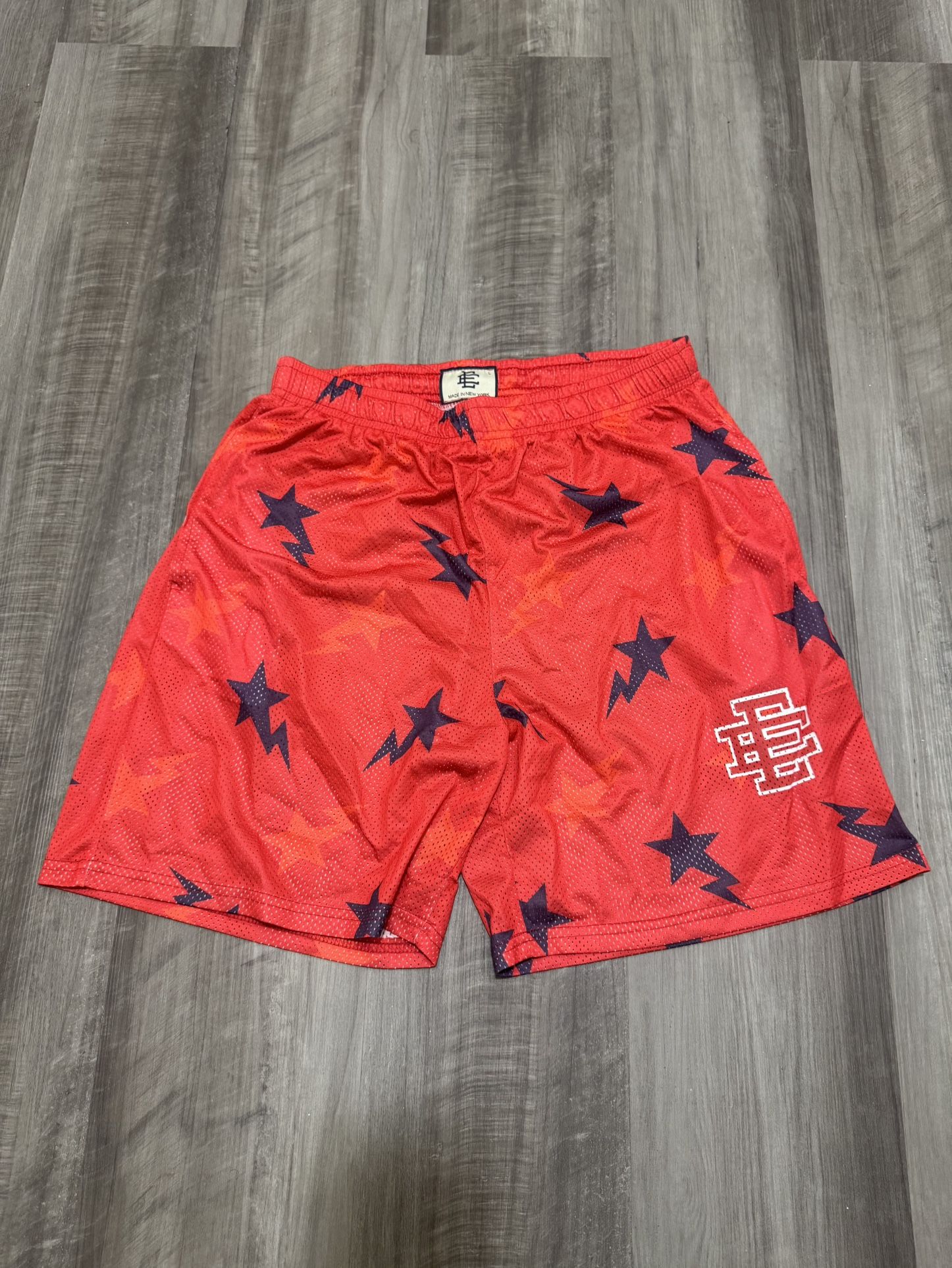 Eric Emanuel x BAPE Basic Short Red