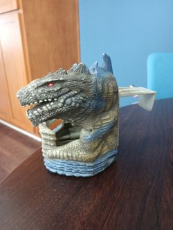 Godzilla cup holder