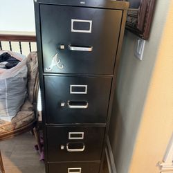 Metal Black Filing Cabinet 