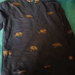 Tiger Embroidery Sweatshirt