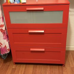 Red Chest Of Drawers