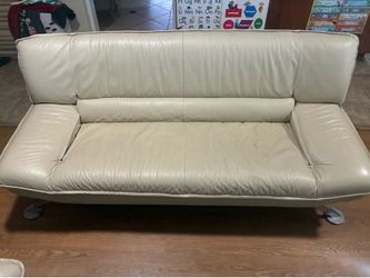 LEATHER COUCH NEED GONE ASAP!!