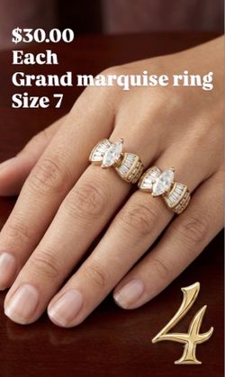 Two Grand Marquises rings