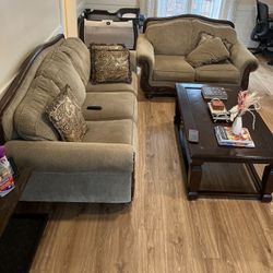 Ashley furniture Sofa & Love Seat & Table