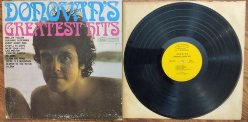 Vintage DONAVAN'S GREATEST HITS VINYL RECORD