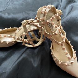 Valentino Garavani Rockstud 100mm Slingback High-Heel Pumps