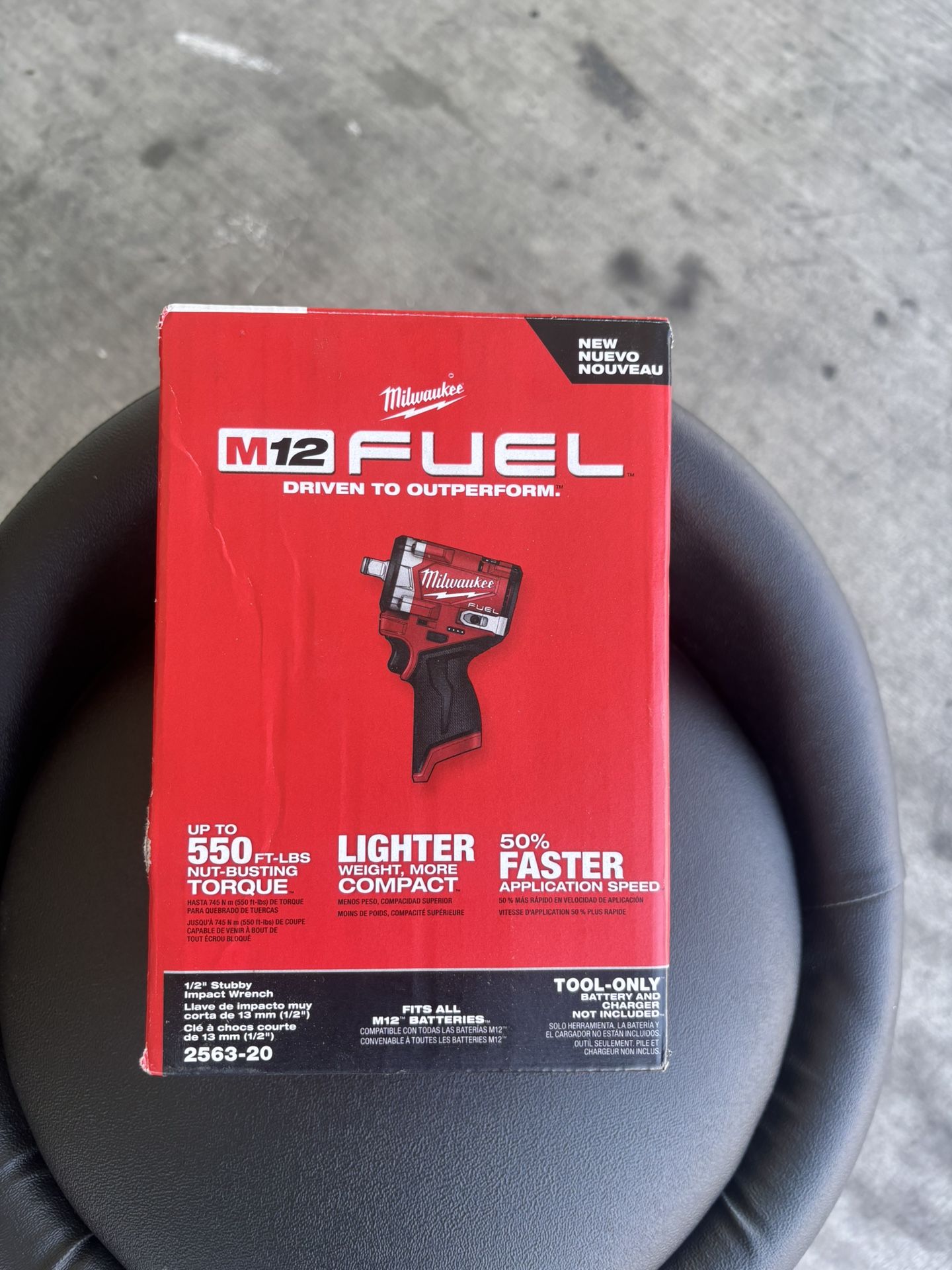 M12 FUEL 12V Lithium-Ion Brushless Cordless Stubby 1/2 in. Impact Wrench (Tool-Only)