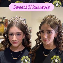 🥌 Curling 🥌 Iron .peinados.