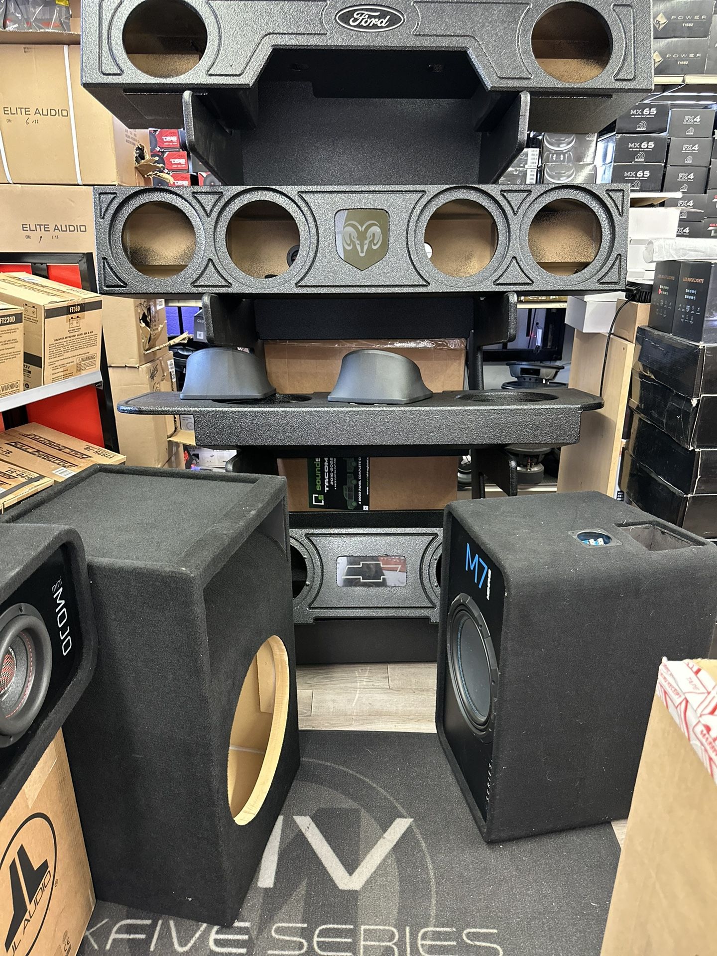 Subwoofer Boxes Available 