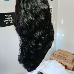 Real Human Hair 200% Density. 