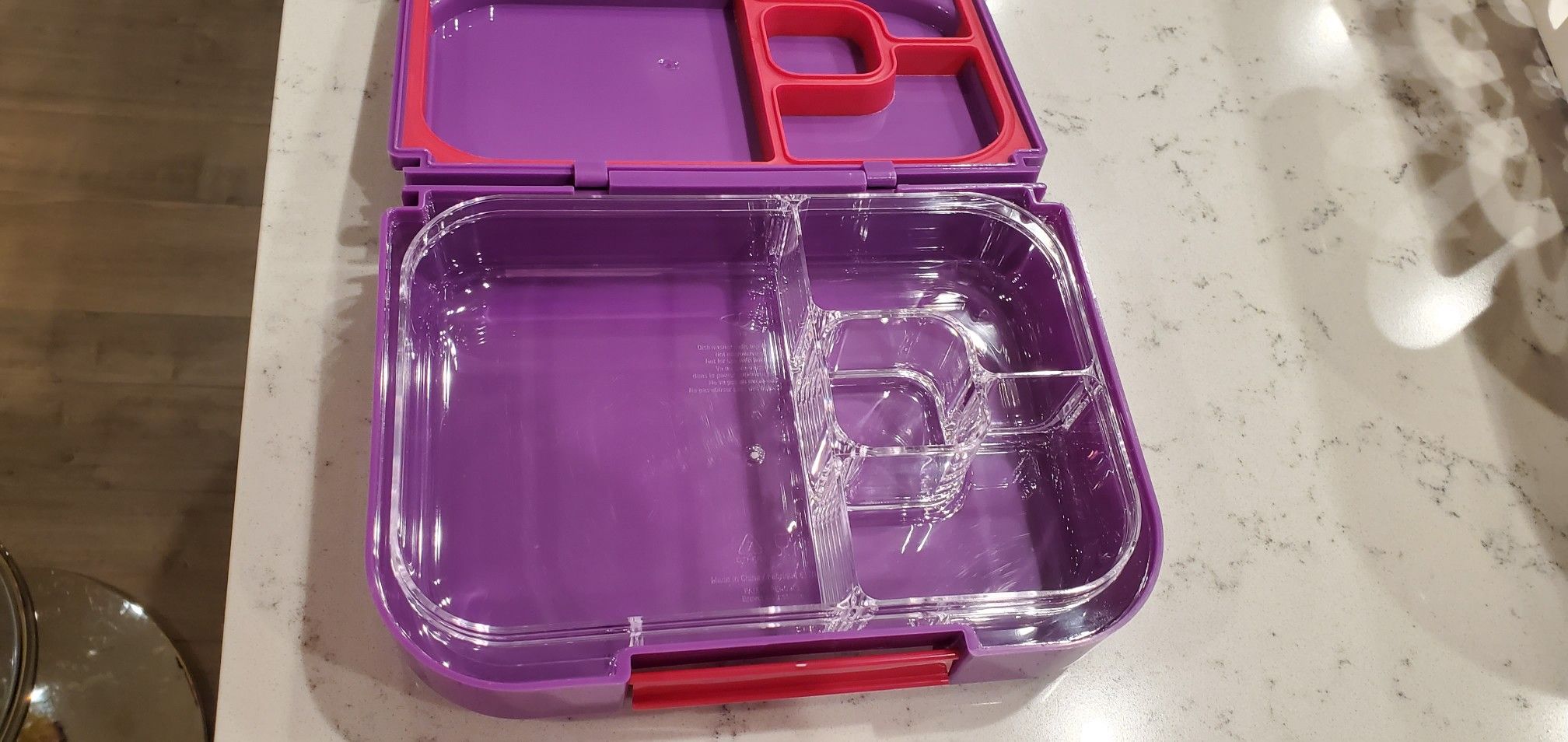 6 School bento lunch boxes