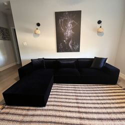 Rove Concepts Black Sectional Sofa