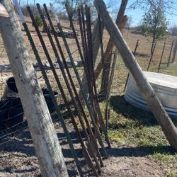 T Posts And Wood Post 