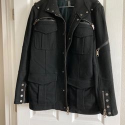 Black Men’s Pea Jacket