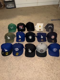 Lot of 15 Snapback & Fitted Hats