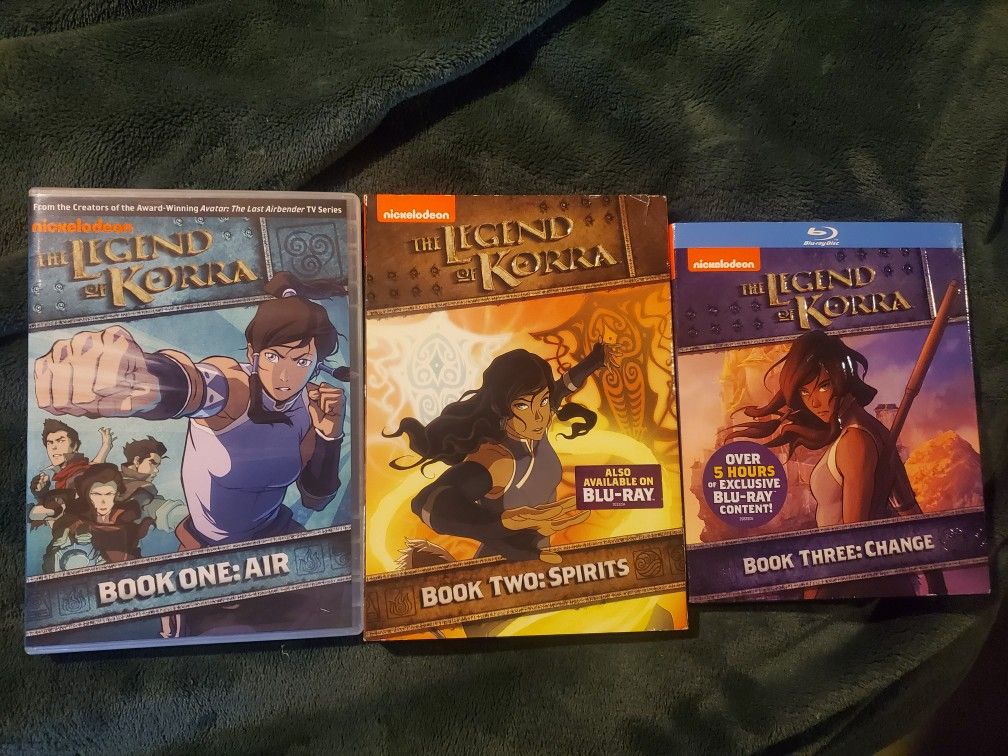 Legend Of Korra - 3 Book Set DVD/Blu-Ray