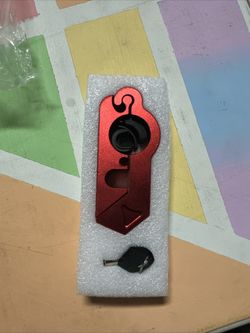 Motorcycle Bike ATV Handlebar Grip Brake Lever Throttle Security Lock Anti-Theft