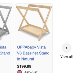 Bassinet & Stand Like New 