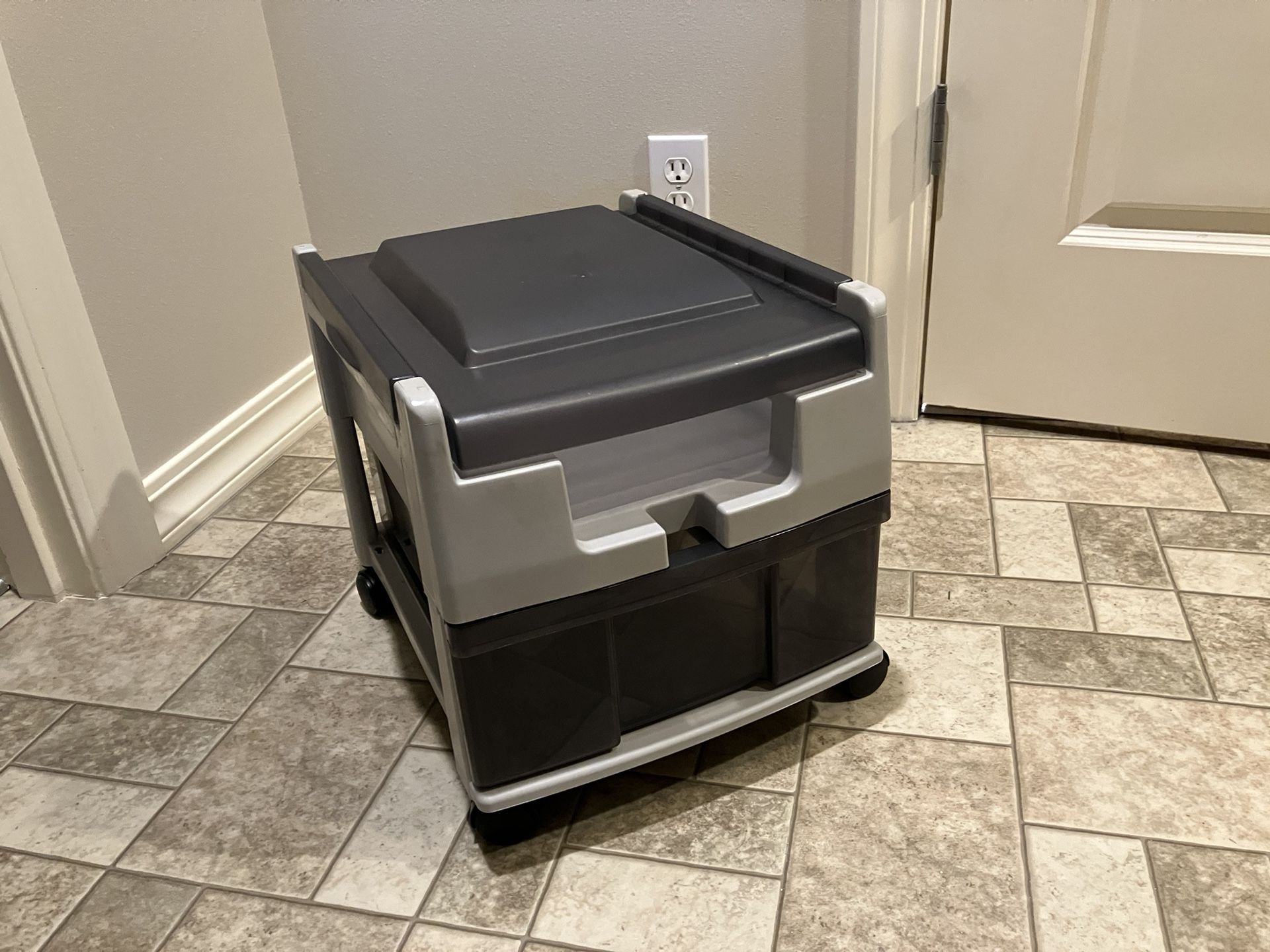 Video Game Storage Rolling Cart Caddy Nintendo