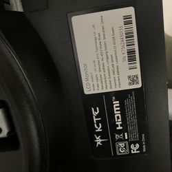 Ktc 27in monitor