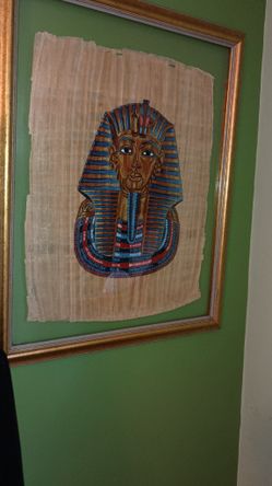 Handcrafted Egyptian  Art. On A Rice Paper