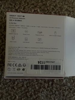 OSBOT Meet SE  1080p 100 FPS webcam