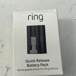 Ring Quick Release Battery Pack