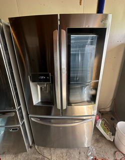 LG 3-Door Fridge with Ice Maker, LED