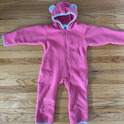 Columbia Pink Fleece Onesie (24 months)