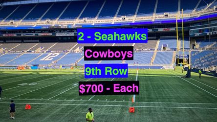 Seahawks Cowboys Tickets