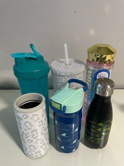 Mixed Lot of 6 Water Bottles and Tumblers