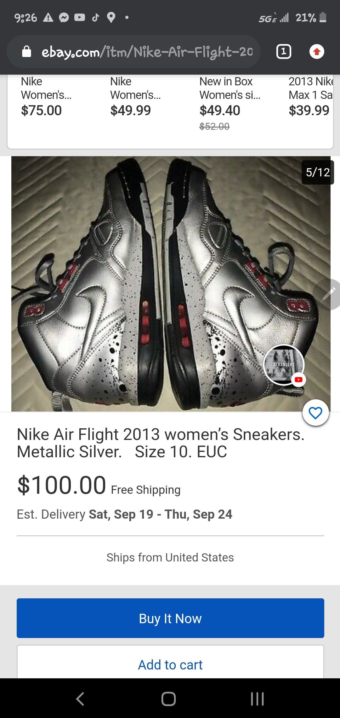 Nike air flight