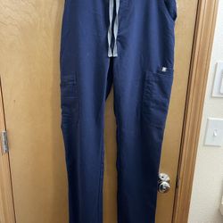 Figs Scrubs Womens Navy Blue Yola Pants XS/Tall TW2000T Skinny