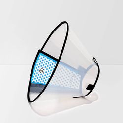Supet Clear PVC Dog Cone for Dogs after Surgery