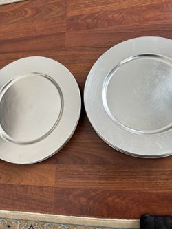 Set Of 12 Gold Chargers