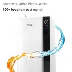 Humidifier Large Room for Home, 5.3Gal/20L Warm and Cool Mist Whole House Humidifiers, Quickly & Evenly Humidify Larger Areas, Top Fill, Dual Mist 