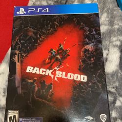 Back blood  Ps4 Game