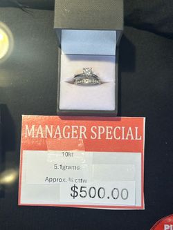 MANAGERS SPECIAL!! Diamond Wedding Set