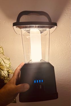Enbrighten LED Rechargeable Camping Lantern & Power Bank 4400mAh (Model 43934) - New Open Box