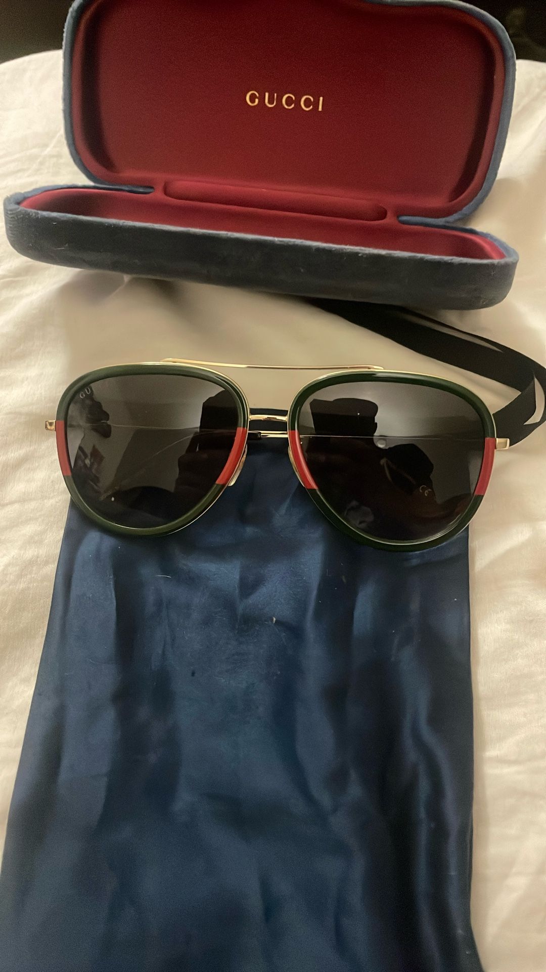 Gucci Aviator Sunglasses 57 Mm