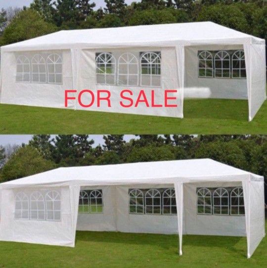 10x30 wedding party tent outdoor canopy teng with 8 side walls white FOR S@LE