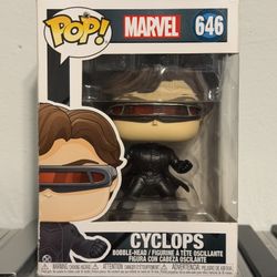 Funko Pop! Vinyl: Marvel - Cyclops #646 X-Men 20th Anniverary Vaulted Figure!