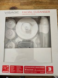Visage Pro Style Facial Cleansing Brush Set - New