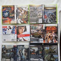 Xbox 360 & Ps3 Games $10 Each Only SF 4 Have Scratches Other Games Clean Discs 