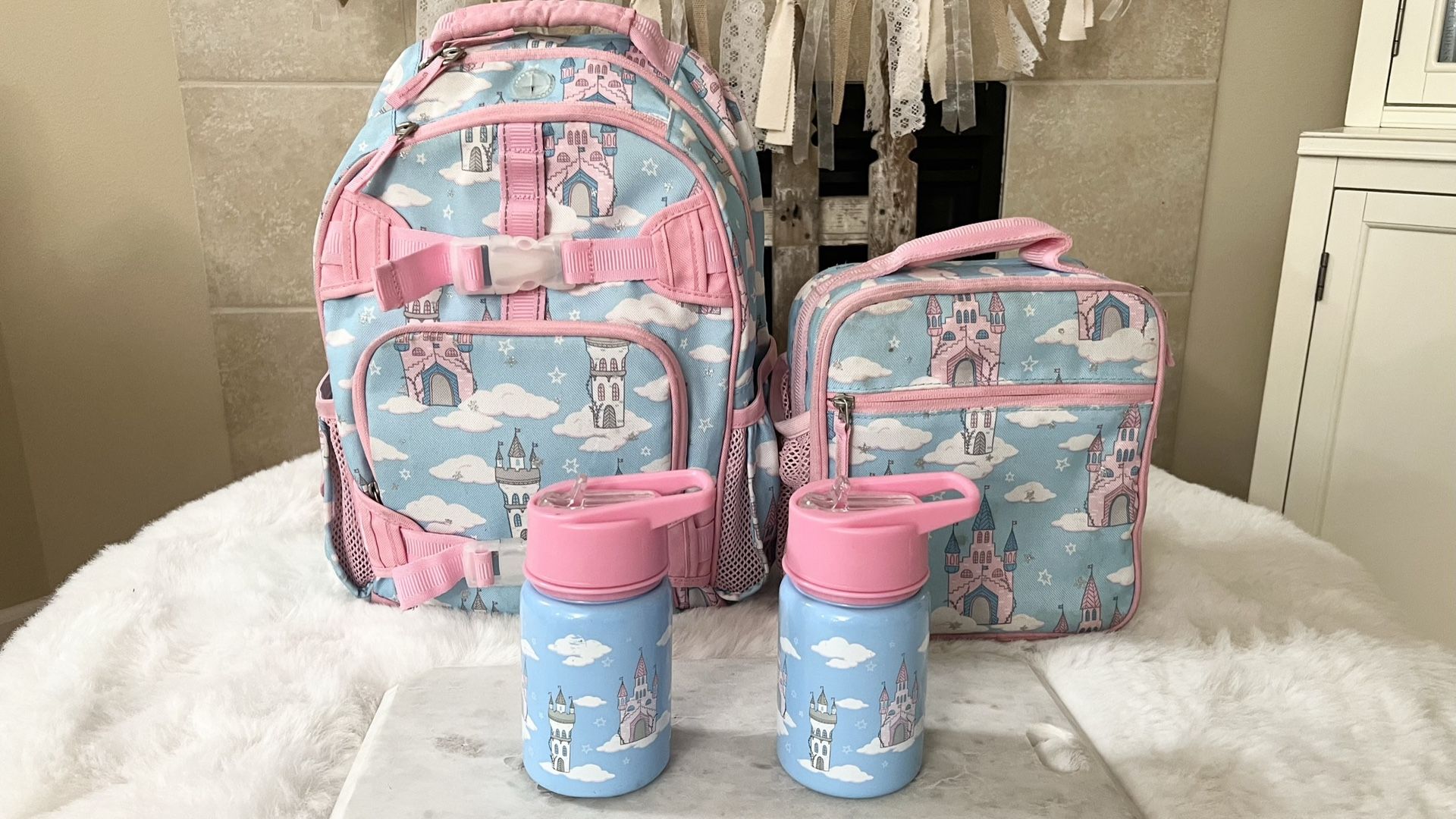 Pottery Barn Kids Backpack/ Lunchbox /Water Bottles