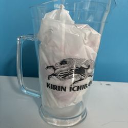 Kirin Ichiban 60oz Plastic Beer Pitcher