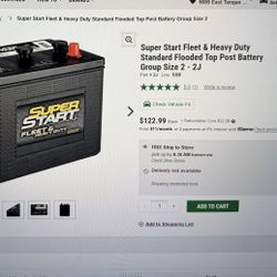 Golf Cart Set Super Start Fleet Heavy Duty Group-2J
