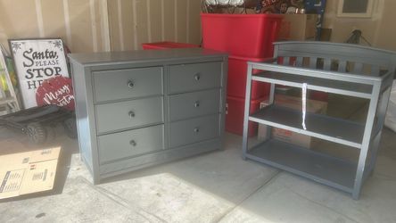 Dresser and Changing Table Set