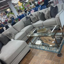 Sectional In Stock For Immediate Delivery 
